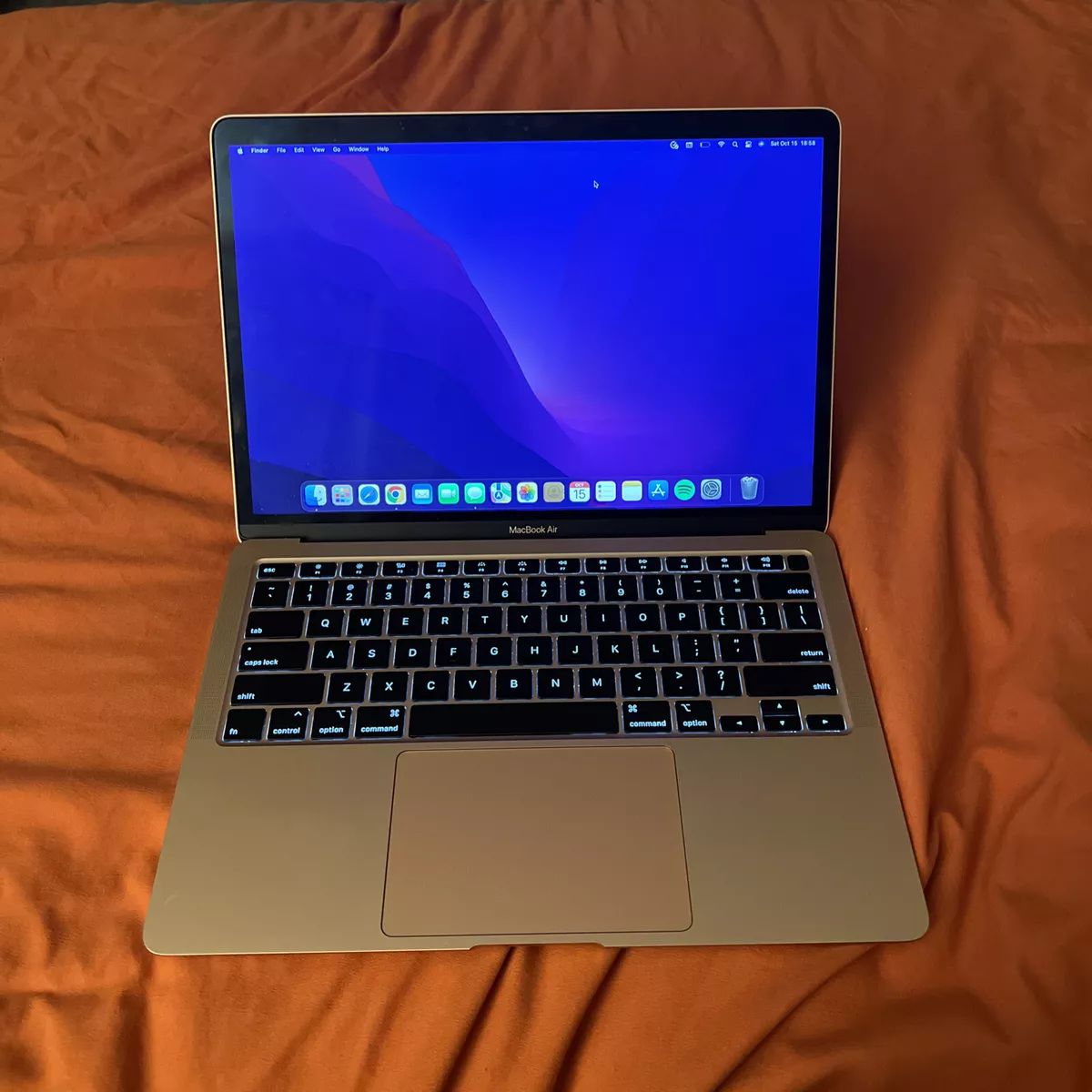 Apple MacBook Air 2020 13 in 1.1GHz 256GB SSD 8GB Ram Core i5 Rose Gold
