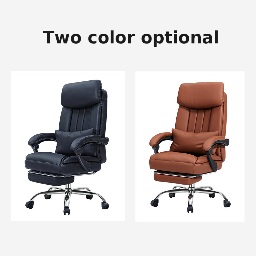 Office Gaming Chair Racing Executive Computer Desk Seat Recliner w/ Footrest-image