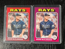 🔥2024 Topps Heritage Shane McClanahan Red Border  Error + Base - eBay Pop 1!