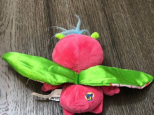 Ganz Webkinz First Edition Zoza Plush Pink Bug Zippy Sum Stuffed Animal Silky - Picture 5 of 6