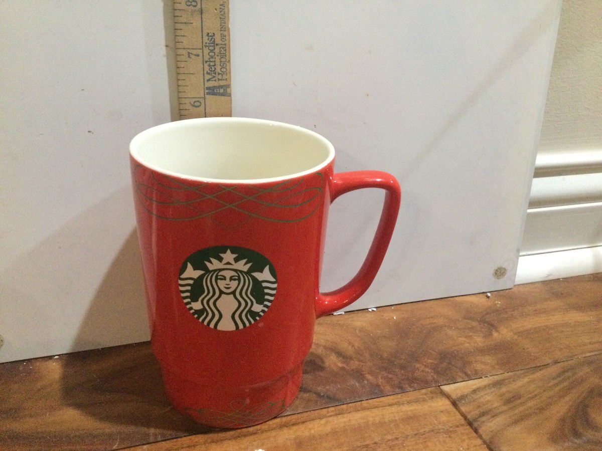 Starbucks Red Holiday Christmas 2020 5.75'' Tall Ceramic Mug 20 oz Coffee  Cup | eBay