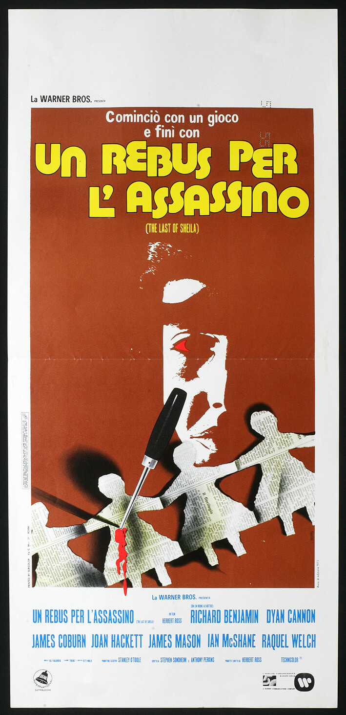 Locandina originale film Rebus (1969) - Regia di Nino Zanchin