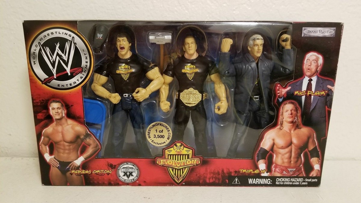 WWE フィギュア Evolutionセット WWE Elite Evolution Pack of 3 Action Figures with