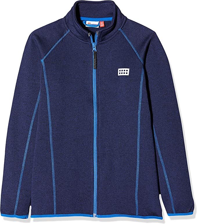 onekgeウェア LEGO Wear Boys Full Zip Cardigan, Navy Blue, Size 134 (9