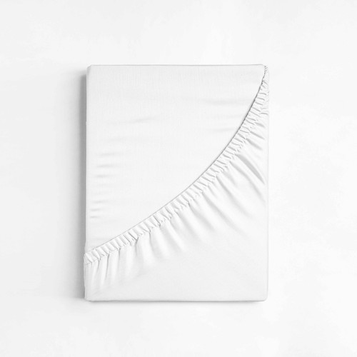 Gina Organic Cotton 300 Thread Count Percale Deep Pocket Fitted Bed Sheet - Picture 11 of 19