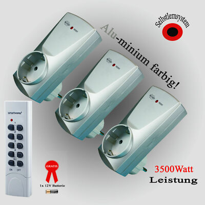 ELRO Home Comfort AB600SA Set silber selbstlernend 3500Watt Self Learning System