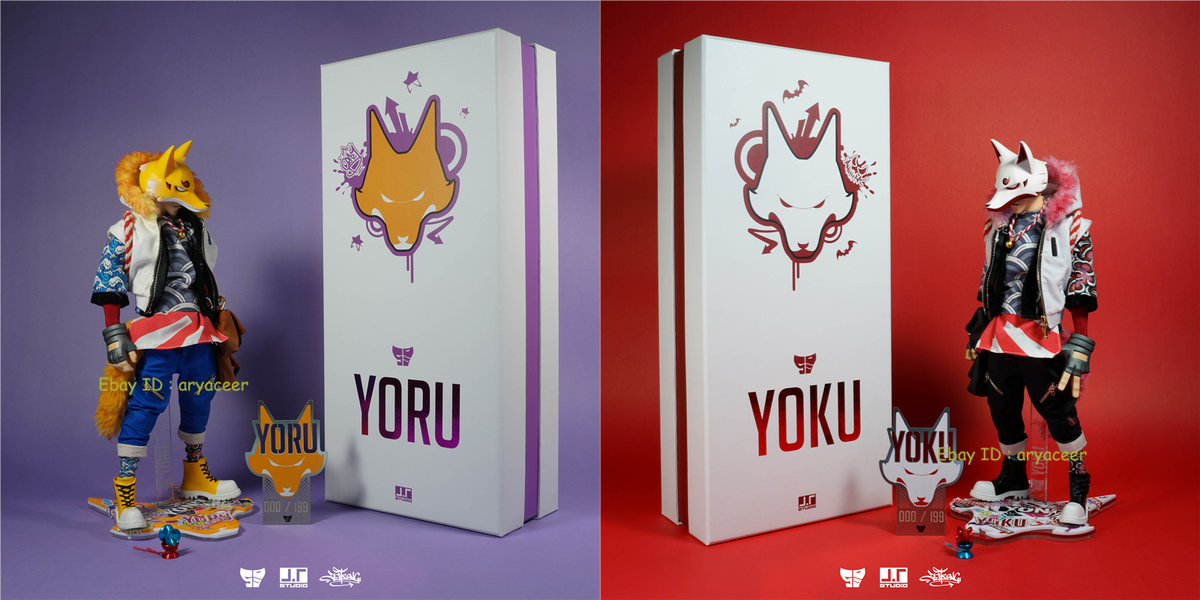 JT STUDIO Street Mask Series Yoru & Yoku 1/6 Action Figure JT STUDIO Street Mask Series Yoru & Yoku 1/6 Action Figure
