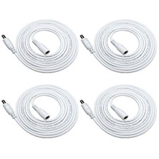 4pcs 2m/6.56Feet DC Extension Cable 12V DC Power Adapter Plug Extension Cord ...