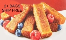 CINNAMON FRENCH TOAST STICKS FREEZE DRIED-BUY 2 BAGS GET FREE SHIPPING!