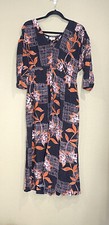 The Odells Anthropologie Maxi Dress Alaya Floral Multicolor Pattern Small S