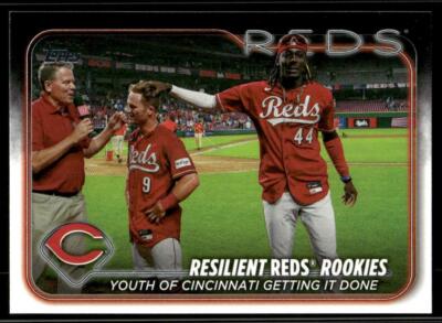 2024 Topps #133 Resilient Reds Rookies: Youth of Cincinnati Getting It Down