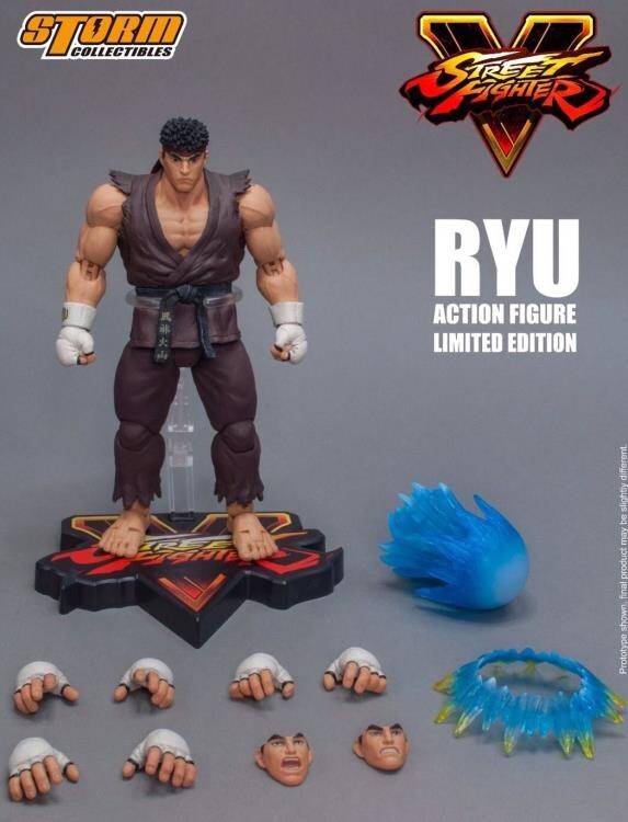 NYCC 2017 1/12 Street Fighter V Ryu Brown Version Storm | eBay