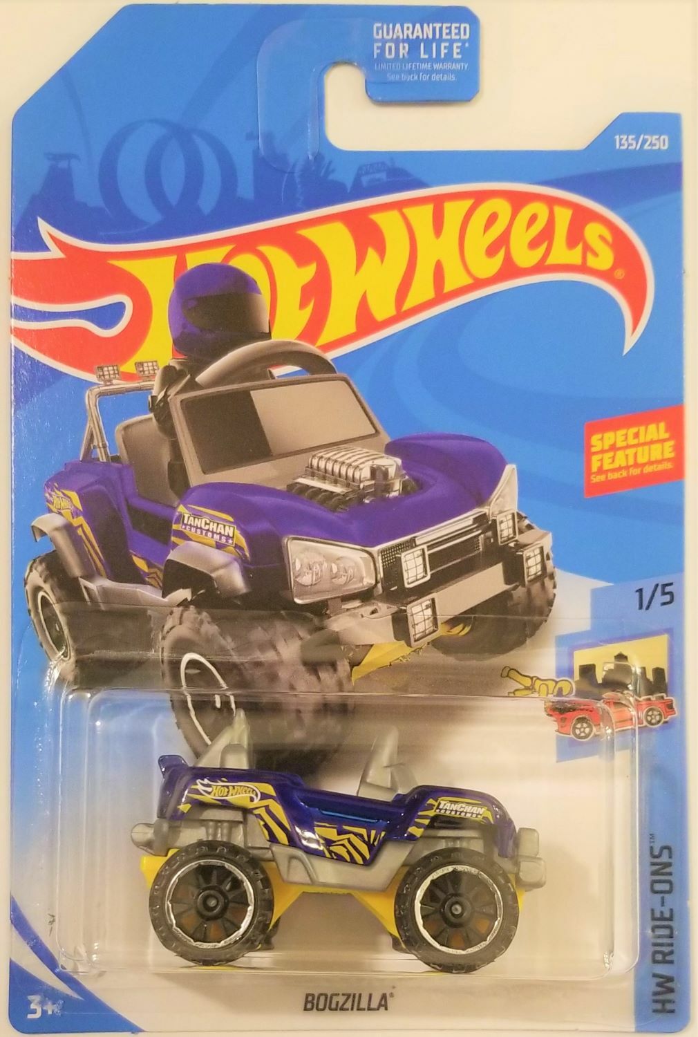 Hot Wheels - 2019 HW Ride-Ons 1/5 Bogzilla 135/250 (BBFYF68)