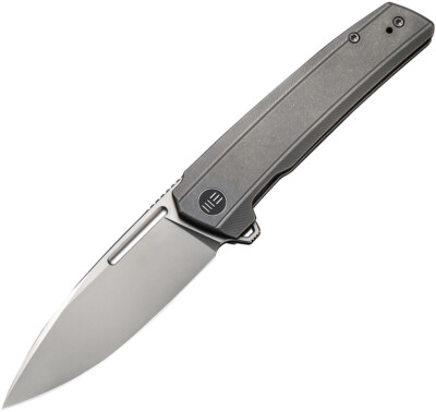 We Knife Speedster Pocket Knife Framelock Gray Titanium Folding CPM-20CV