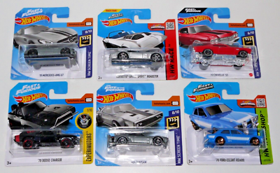 Hot Wheels Fast & Furious Mainline Job Lot Bundle X 6 cars Escort