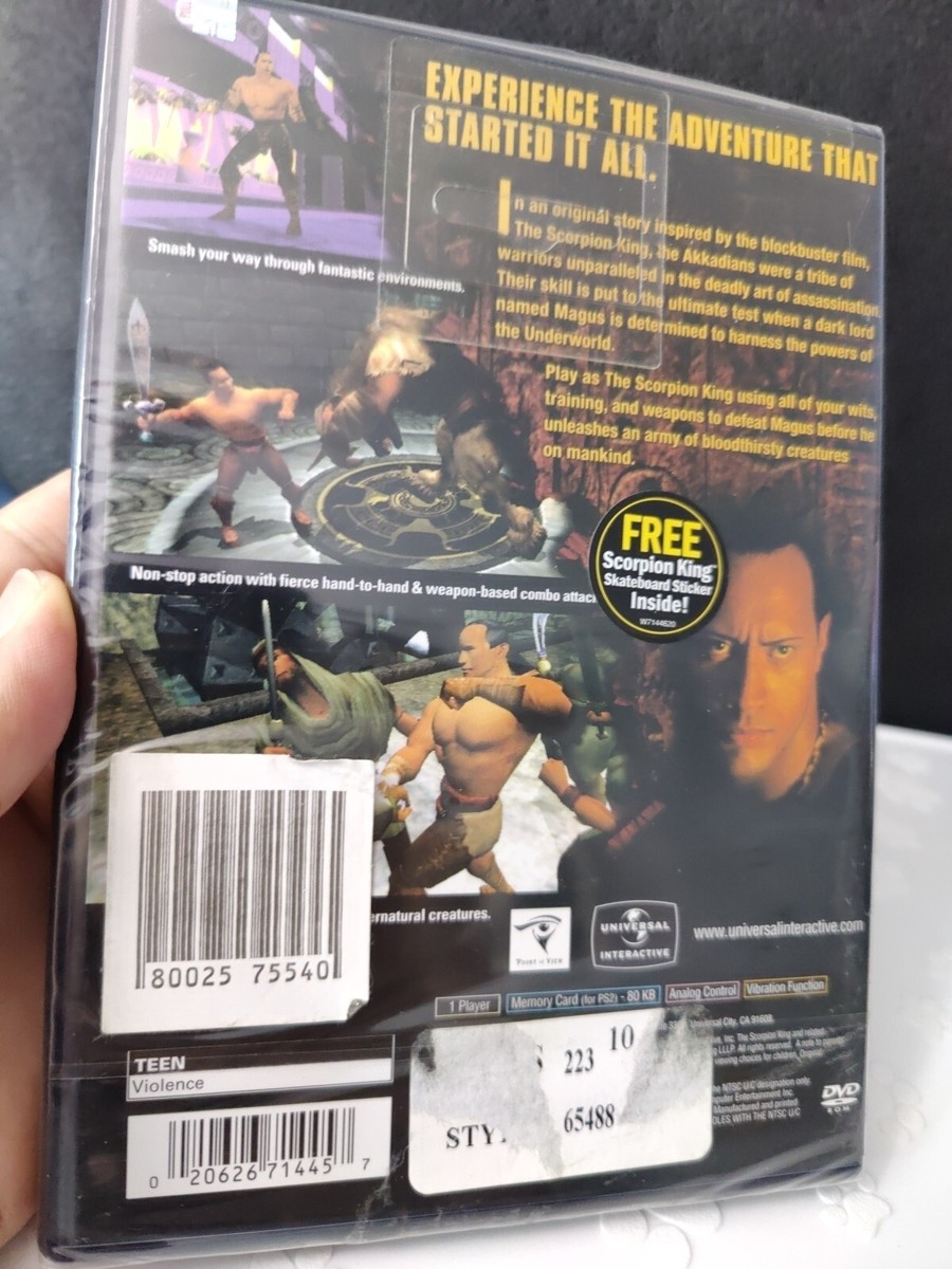 【こんぶ】覇王暴竜&キラーチューンB2B プリズマ アジア版 Scorpion King: Rise of the Akkadian (Sony PlayStation 2, 2002) for