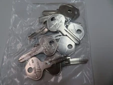 Lot 10 pc M25 Key Blanks /For Master Padlock /M25 1092-6000B Key Blank/ Ilco USA