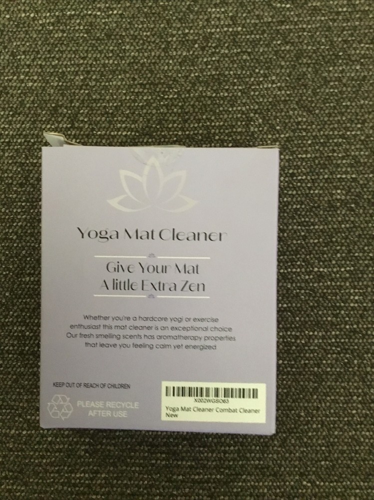 Natural Yoga Mat Cleaner 3-Pack – Lavender, Rose & Citrus – 2.5 fl oz with Cloth