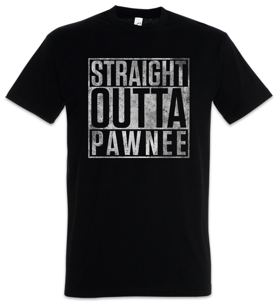 ALTRA T shirt uomo Straight Outta Pawnee Parks And Fun Recreation Rec Greg Michael