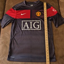 MEN'S MANCHESTER UNITED 2009/2010 TRAINING SOCCER FOOTBALL SHIRT JERSEY