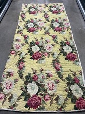 Southern Vintage Floral Quilt Full/ Queen One Piece As Is