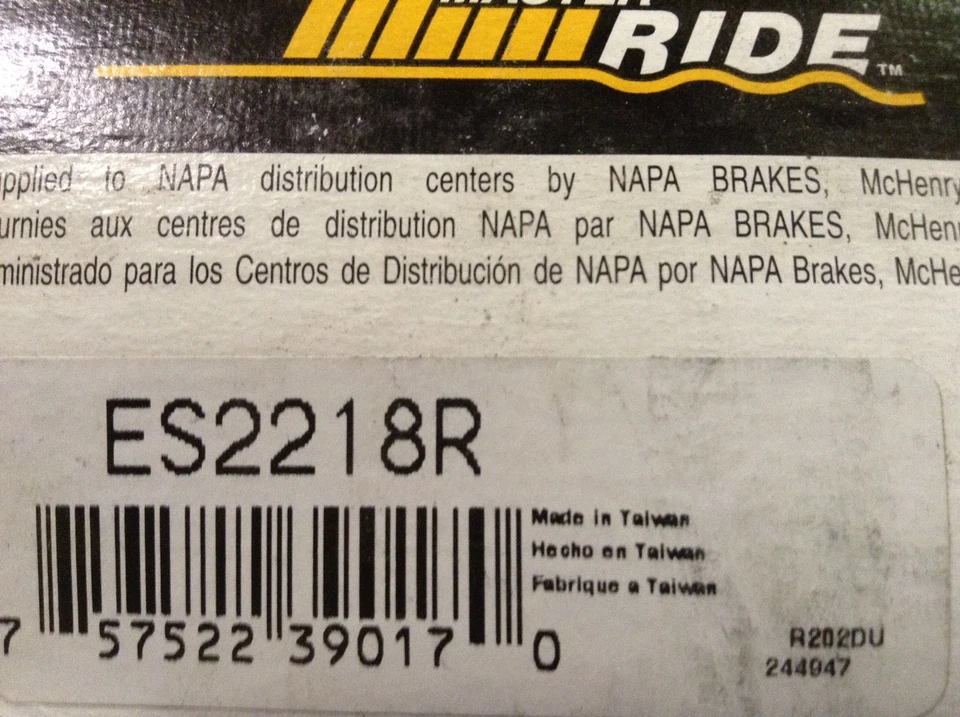 NUEVO NAPA ES2218R extremo de barra de amarre de dirección exterior - se adapta a Chevrolet GMC 83-96 Foto 2 de 4