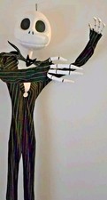 NEW Nightmare Before Christmas JACK SKELLINGTON 6Ft Poseable Hanging Decor