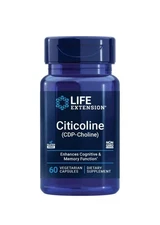 ❤️Life Extension Citicoline Cdp-Choline 60 Veg Caps (10/26)❤️
