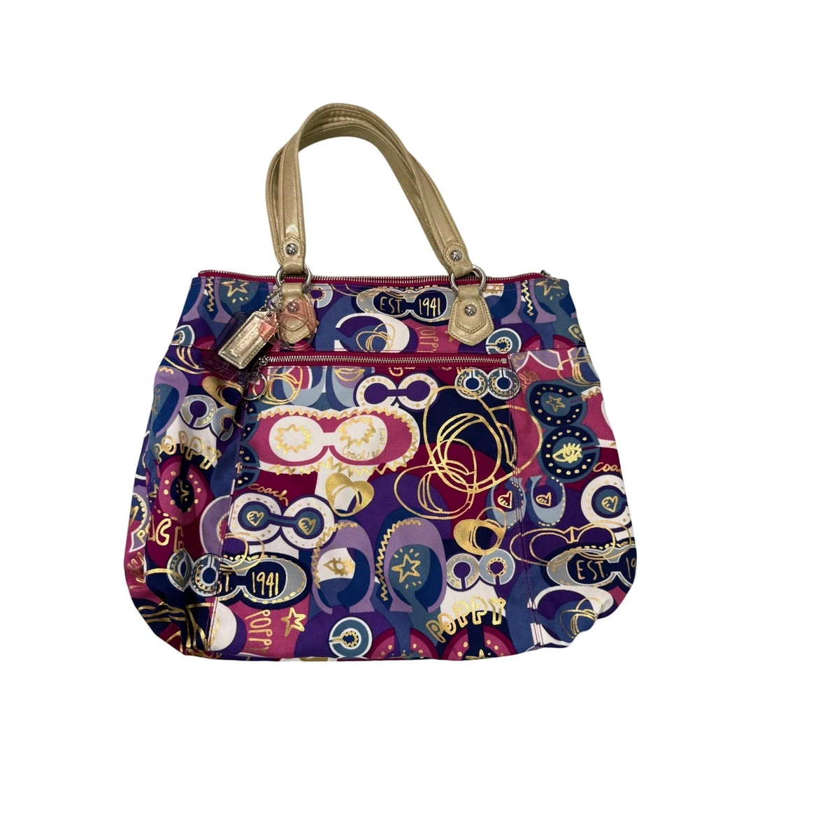 Coach Poppy Tote Purple Bags & Handbags for Women for sale | eBay