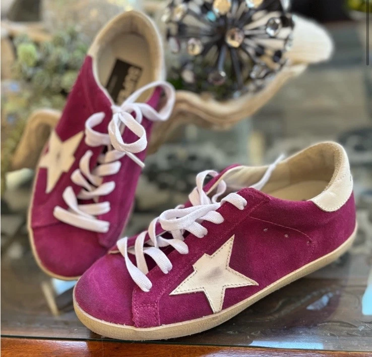 Golden Goose Superstar Pink Suede W for sale | eBay
