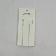New Apple Lightning to 30-Pin Adapter White MD824ZM/A