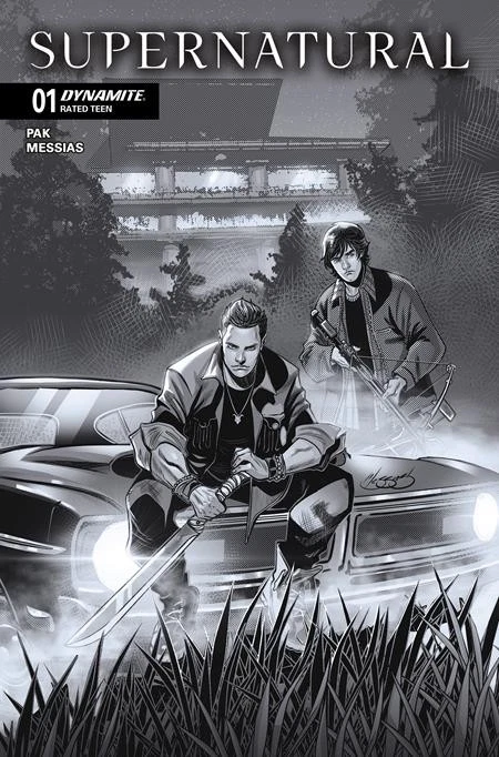 SUPERNATURAL #1 VARIANT CVR J INC 1:10 EDER MESSIAS LINE ART VARIANT DYNAMITE EN
