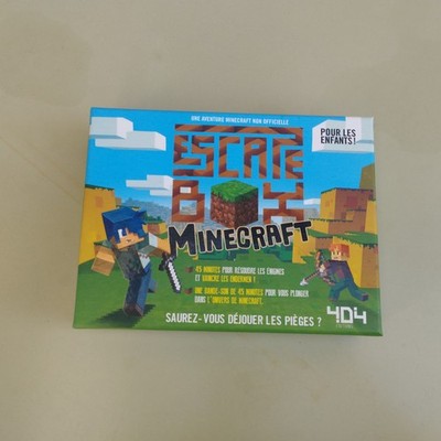 Escape Box Minecraft 404 Editions - Komplettset Kinder mit Karten & Booklet