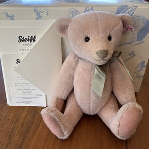 Steiff Teddy Bear LILY ROSE Europe Exclusive #214/1500 2014 Pale Pink 13” w Box