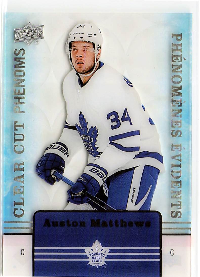 Auston Matthews #20 2017-18 Upper Deck Trilogy Hockey