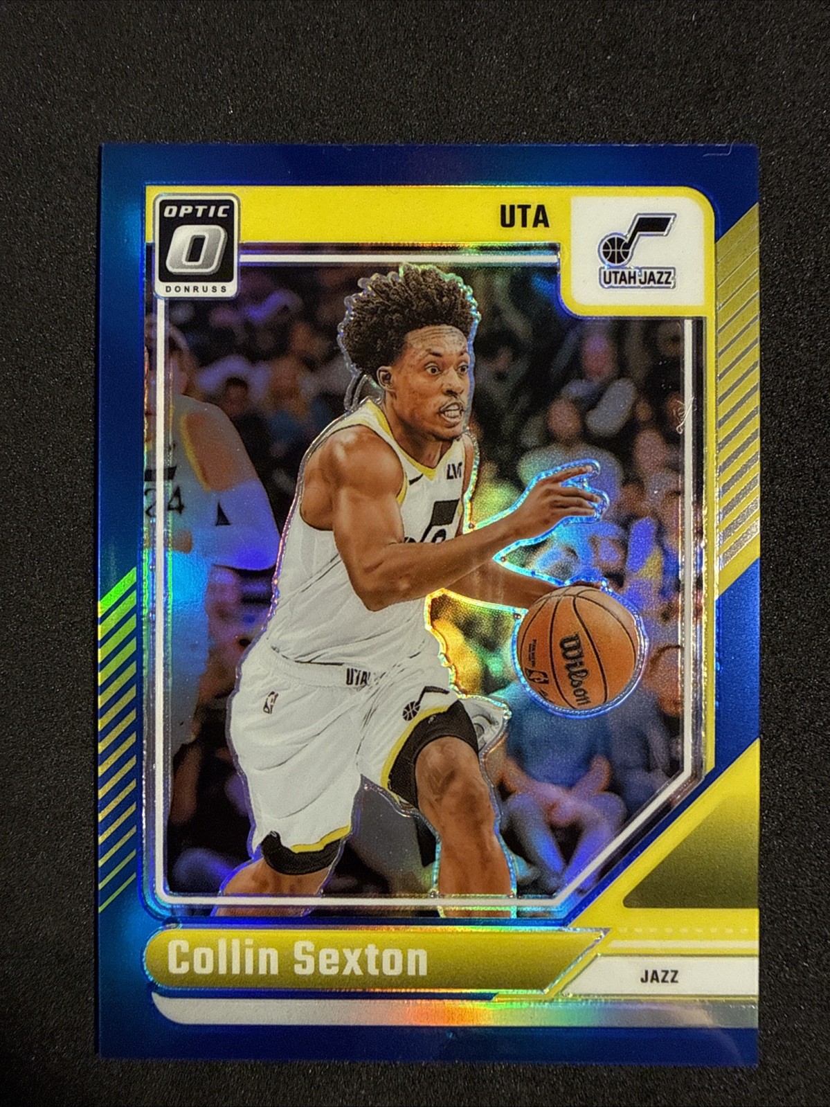 2024-25 Panini Donruss Optic - Collin Sexton #151 Blue Prizm /49