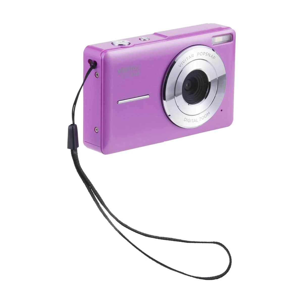 Vivitar VECS124 Popsnap Digital Camera, Purple, 16x Zoom, 1080p