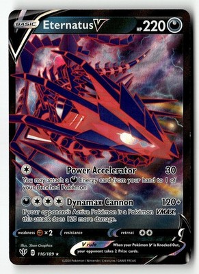 Eternatus V 116/189 Holo V Rare Darkness Ablaze Pokemon Holo Near Mint