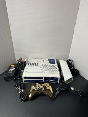 Limited Edition Xbox 360 Star Wars Kinect 320 GB R2D2 Console C-3PO Controller