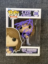 Ozzy Osbourne Signed Funko Pop #356 Purple Ink Beckett BAS COA Black Sabbath