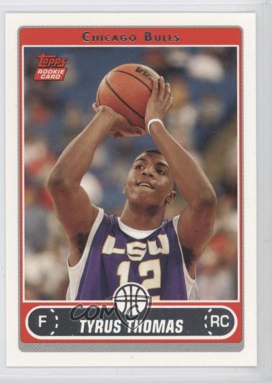 2006-07 Topps Tyrus Thomas (LSU) #231 Rookie RC 0w8 | eBay