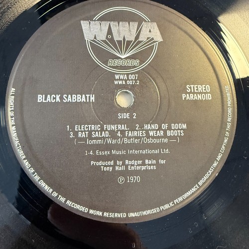 Black Sabbath - Paranoid Vintage Vinyl Record LP Ozzy - Auction - Picture 11 of 13