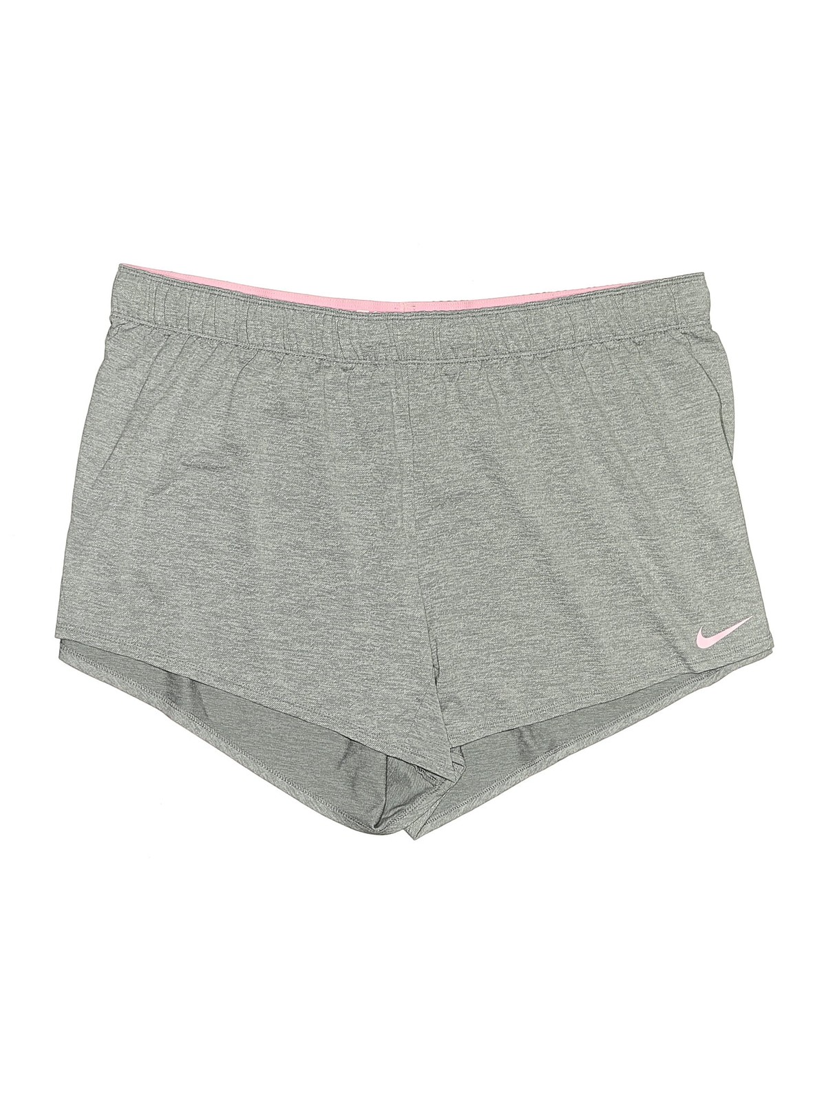 Nike Women Gray Athletic Shorts 2X Plus