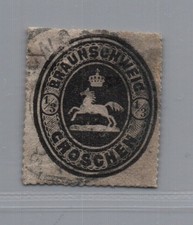 Braunschweig Michel Nummer 17 gestempelt
