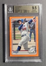 2020 Bowman Prospects Miguel Vargas Orange /25 BGS 9.5