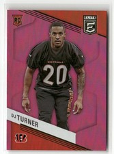 2023 DONRUSS ELITE #135 DJ TURNER PINK CINCINNATI BENGALS RC