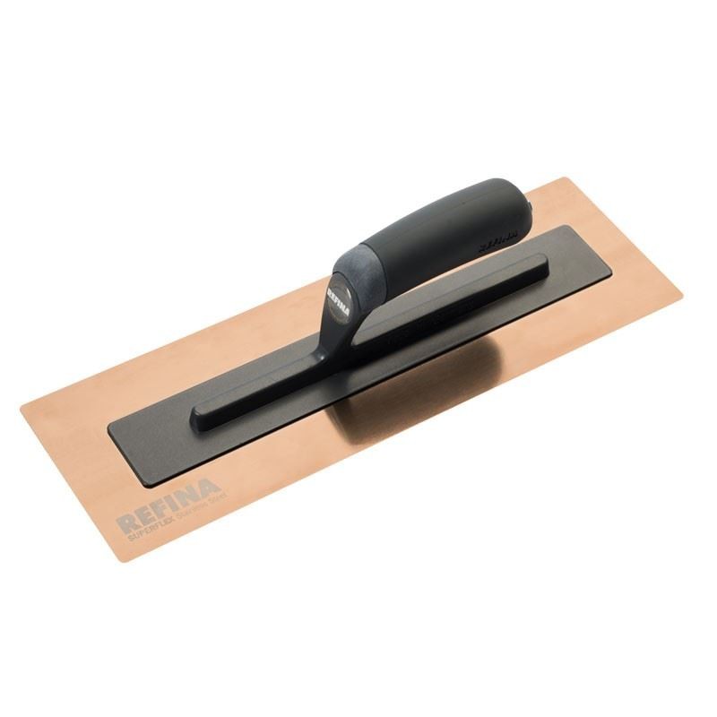 Plastering Trowel 14x5"" Refina SuperFlex-3 Rose Gold 0.5mm Gauge 228294