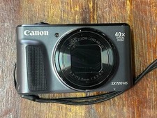 Canon PowerShot SX740 HS Black 40x Zoom 4K Video Tested Working Memory Card Inc