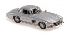Mercedes-Benz 300 SL W198 I 1955 Silver 1:43 Diecast Model Car | Minichamps