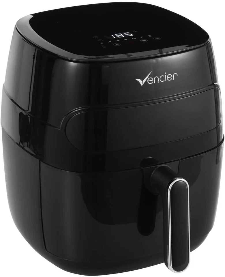 Digitale Air Fryer 1350W Fenster LED Touch 6 Voreinstellungen Schnelles Air Fettarmes Kochen